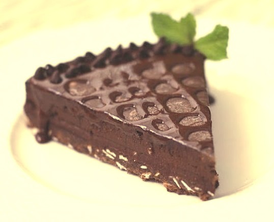 Quintuple-Chocolate Dark Chocolate Truffle Tart