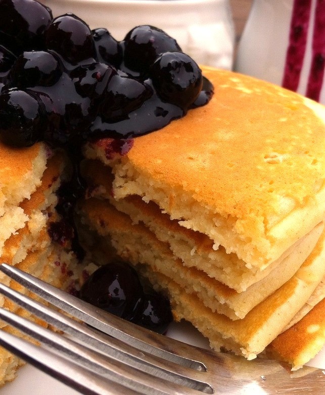 Scottish Blueberry Pancakes