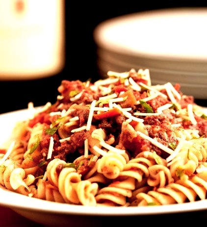 Chunky Pasta Bolognese