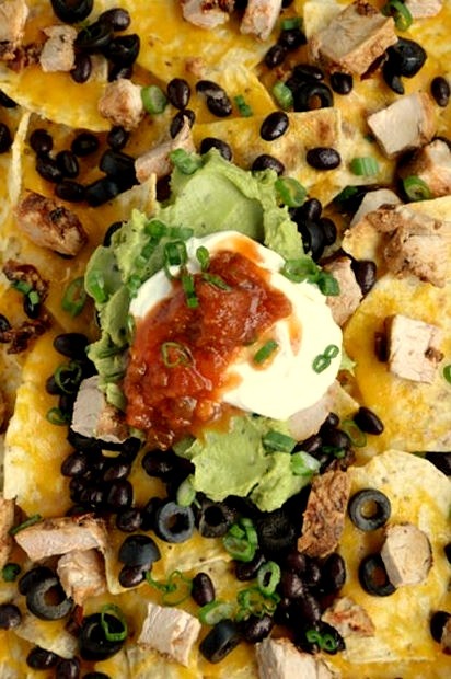 The Ultimate Chipotle Pork Nachos (by Just a Taste)