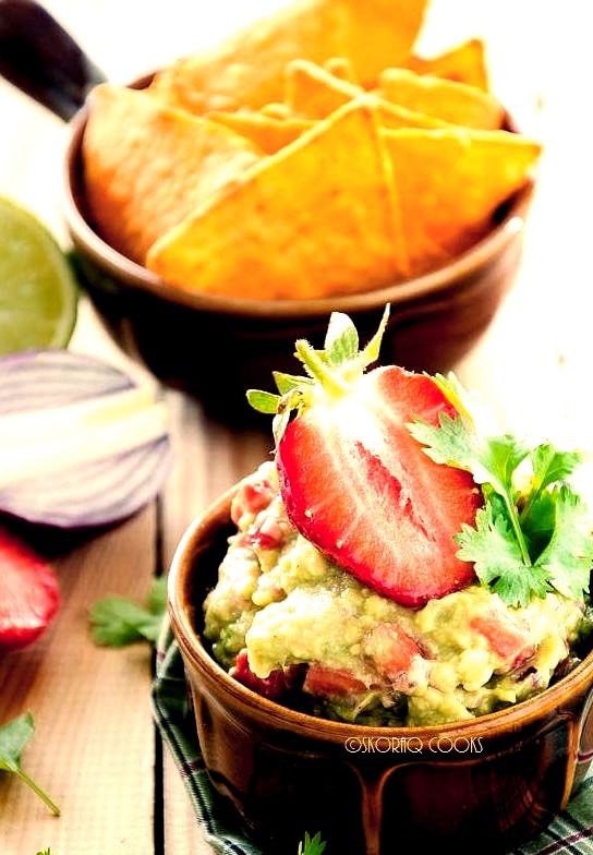 Guacamole with Strawberries