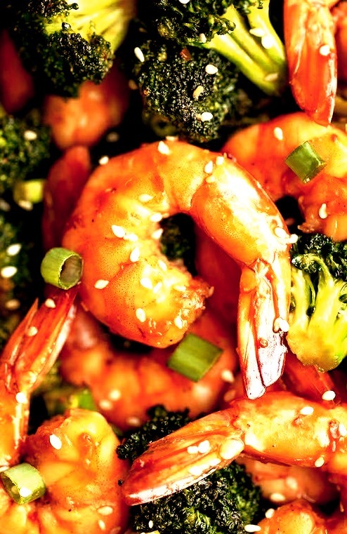 Easy shrimp and broccoli stir fry